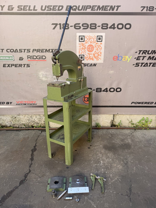 Di-Acro #2 Punch Press With Stand and Extras.  Great Shape.
