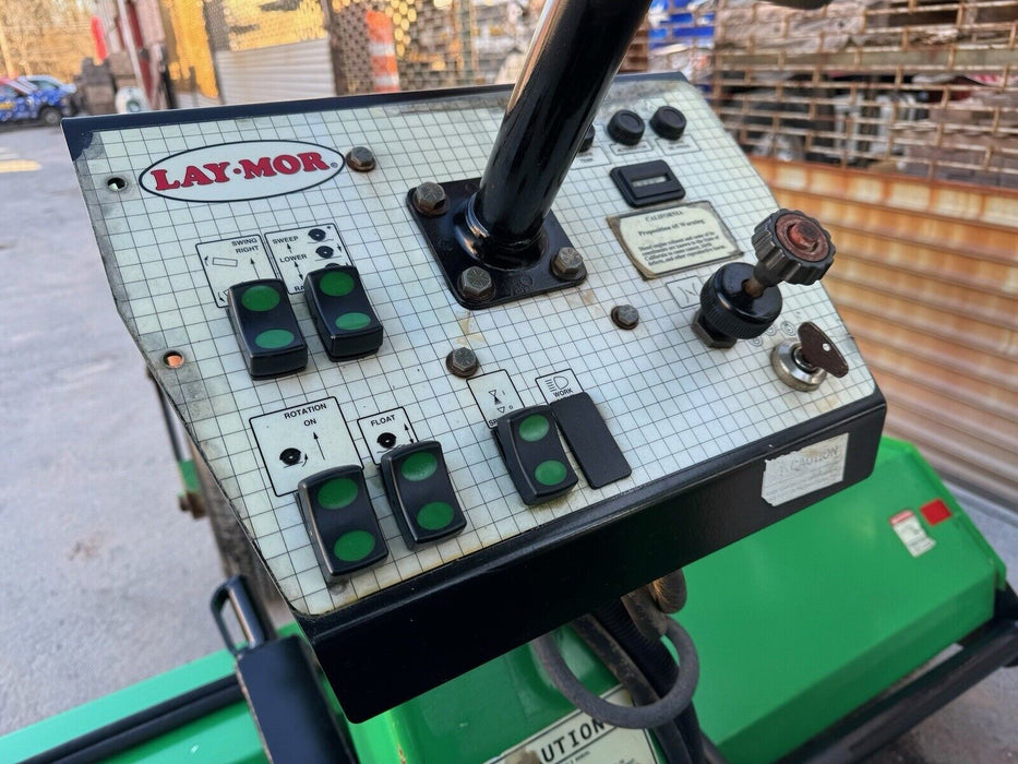 2018 Lay-Mor SM300 8' Hydrostatic Ride-On Broom Street Sweeper
