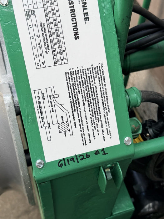 Greenlee 555 555C Conduit Pipe Bender 1/2"-2" RIGID & IMC New Style Warranty