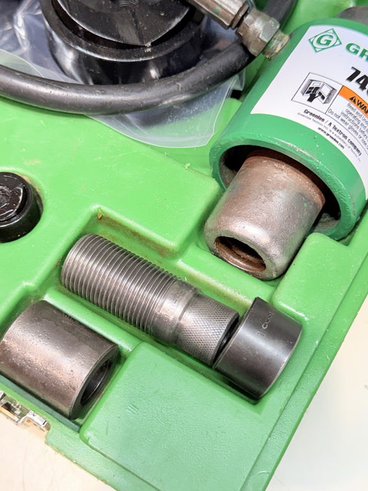 Greenlee 7310SB Slug Buster KO Knockout Punch Set 1/2" - 4" , 767 Pump & Box BG7
