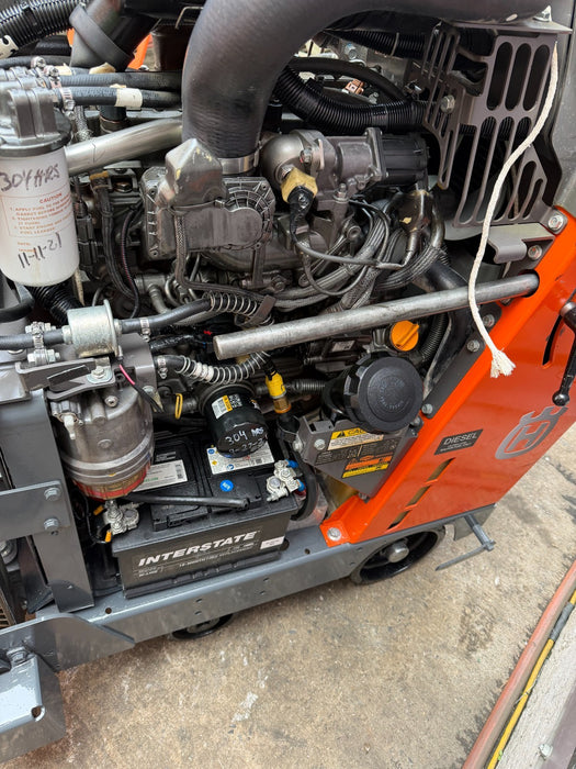 2018 Husqvarna FS-5000D 26" Walk Behind Concrete Saw 306 Hrs MINT FS5000D VIDEO