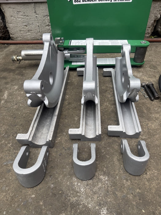 GREENLEE Bender 882 Flip Top Hydraulic Pipe Bender 1 1/4-2 EMT Conduit. NICE.
