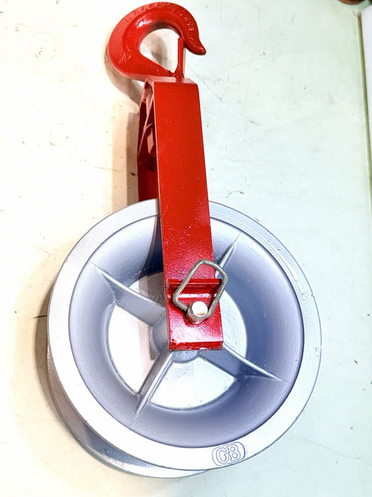 GB Gardner Bender Hook Type Feeding Sheave 8000Lb Capacity 12” Wheel For Tugger