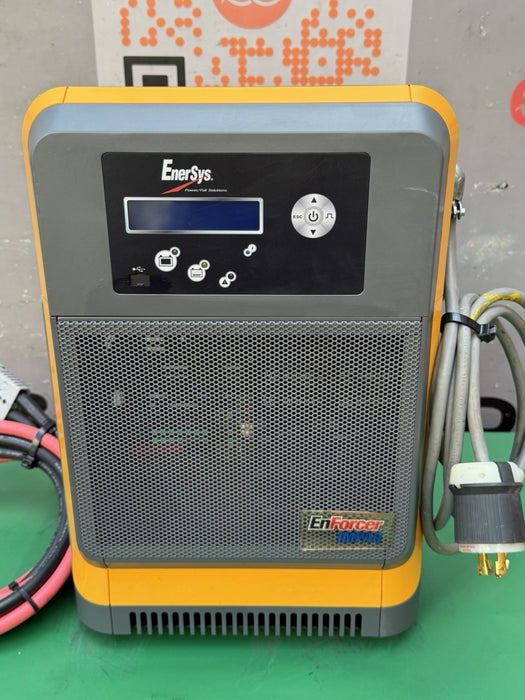 ENERSYS EI3-HL-4Y Enforcer IMPAQ Forklift Battery Charger 480V 3PH + Cables #9