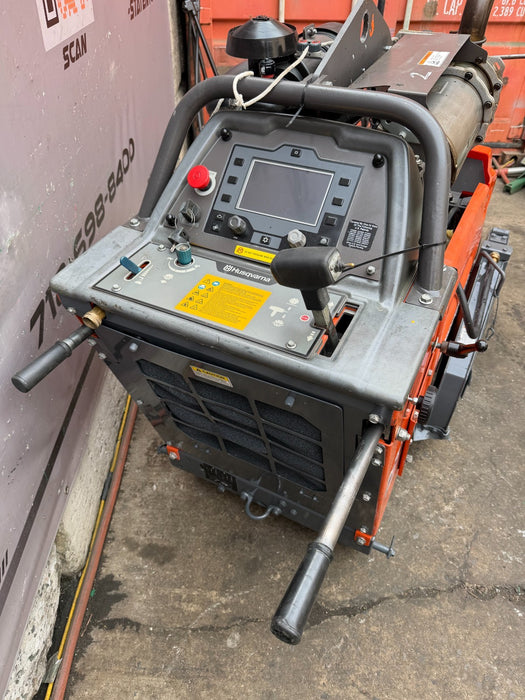 2018 Husqvarna FS-5000D 26" Walk Behind Concrete Saw 306 Hrs MINT FS5000D VIDEO