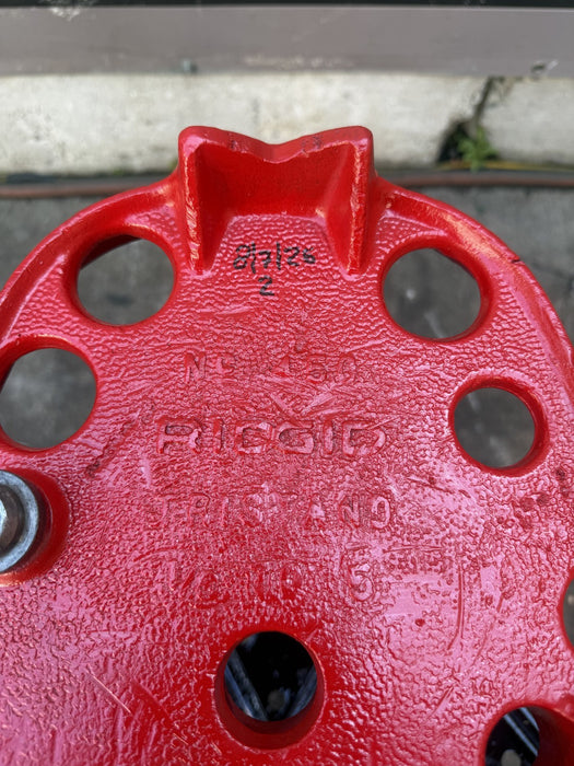 Ridgid 450 1/8 to 5 inch Tripod Pipe Vise for Ridgid Pipe Great Shape #2 8/7/26 — photo 4