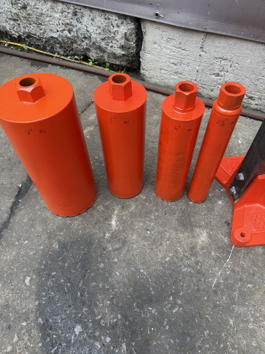 Weka DK22 Core Drill Motor and M2 Core Bore Stand with Bits.  Nice Shape. #1