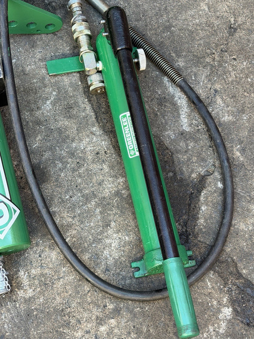 Greenlee 880 1/2" - 2" Rigid Hydraulic Conduit Pipe Bender & Pump Refurb
