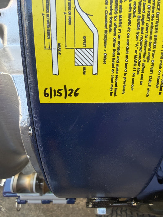 Current Tools 77 Electric Bender 1/2-2 inch Rigid Greenle Conduit.  Works Great.