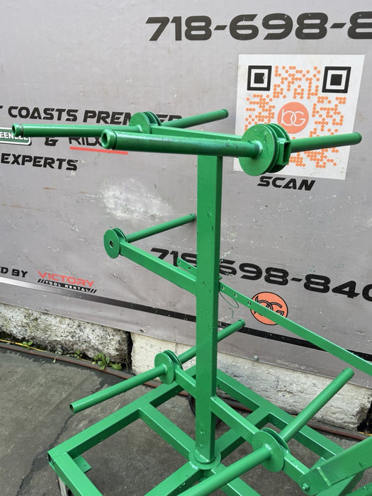 GREENLEE 910 9 SPOOL WIRE DISPENSER ASSEMBLY CART #2