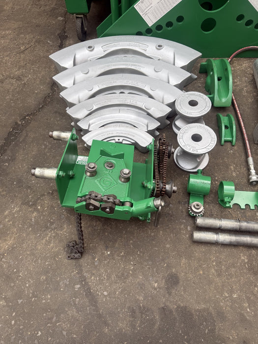 GREENLEE 884 Hydraulic Rigid IPS Bender 1-1/2 to 4 inch.  1802 Table.  960 Pump
