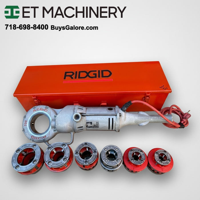 Ridgid 700 Pipe Threader Machine With 1/2"-2" Dies & Box #1