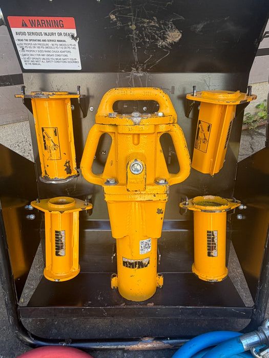 Rhino PD-55 Air Pneumatic Post Driver Pounder Hammer Stanley  Great Condition