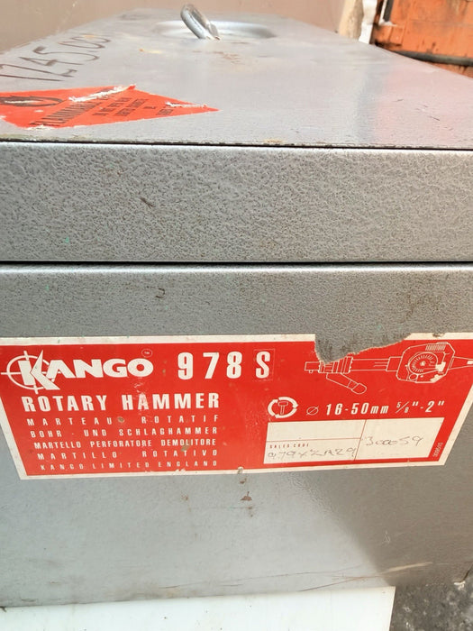 PETROL KANGO 978S DEMOLITION JACK HAMMER BREAKER GAS POWERED + CASE CHISELS MINT