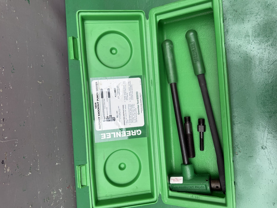 Greenlee 1804 SB  Ratchet Punch Driver.  Knockout.  Brand New.  #2