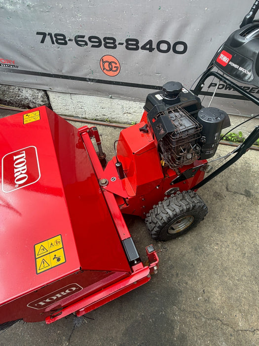 TORO 36" Walk-Behind Rotary Broom Kohler 208cc Power Steering Commercial #5
