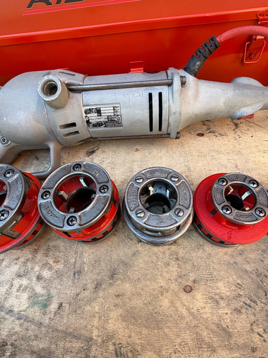 Ridgid 700 Pipe Threader Machine With 1/2"-2" Dies & Box #1
