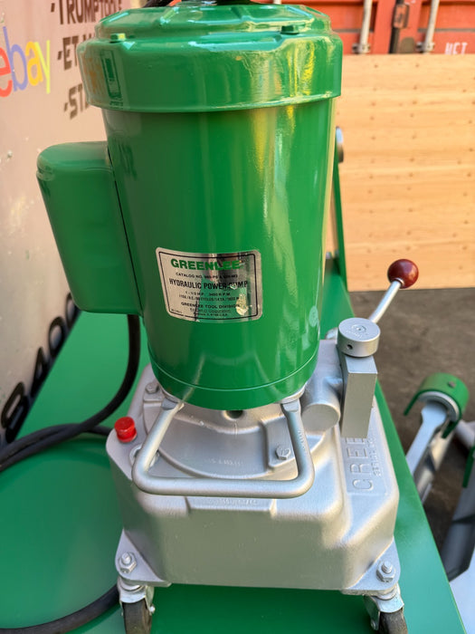 Greenlee 881 Hydraulic Pipe Bender 2.5”-4” Rigid IMC EMT Bending W/ 960 Pump