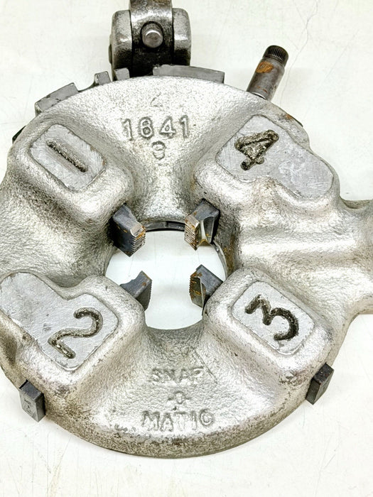 ROTHENBERGER COLLINS SNAP-O-MATIC 1641 PIPE THREADER HEAD DIE & 1/2-3/4” Teeth