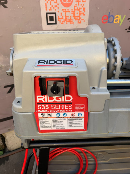 2024  RIDGID 535 V3 Pipe Threading Machine w/ Universal Cart & 811A Dies ET6