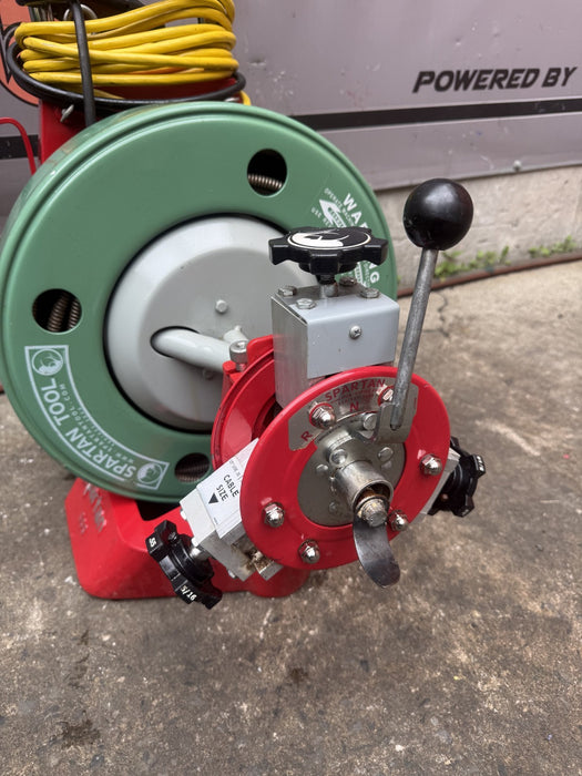 SPARTAN TOOL MODEL 300 DRAIN CLEANING MACHINE, New Condition.