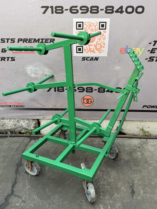 GREENLEE 910 9 SPOOL WIRE DISPENSER ASSEMBLY CART #3