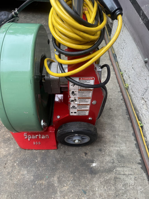 SPARTAN TOOL MODEL 300 DRAIN CLEANING MACHINE, New Condition.
