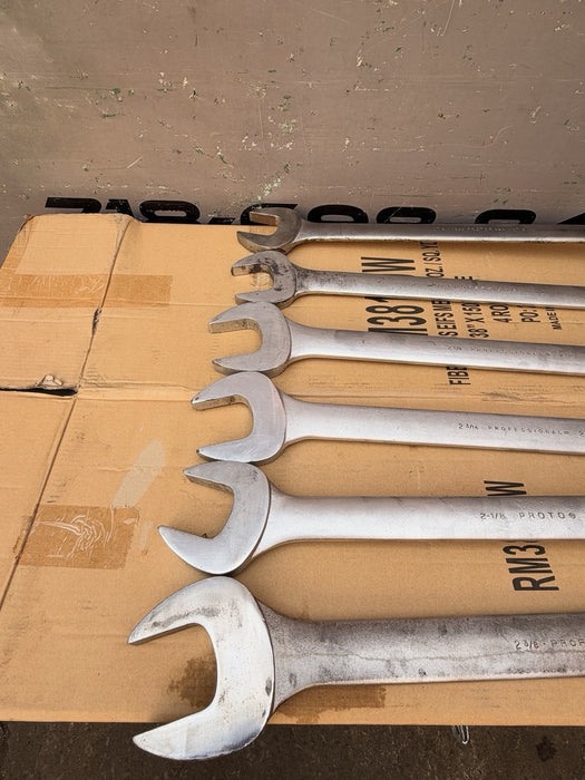 PROTO Professional SAE Combination Wrench Set 6pc  Jumbo Sizes