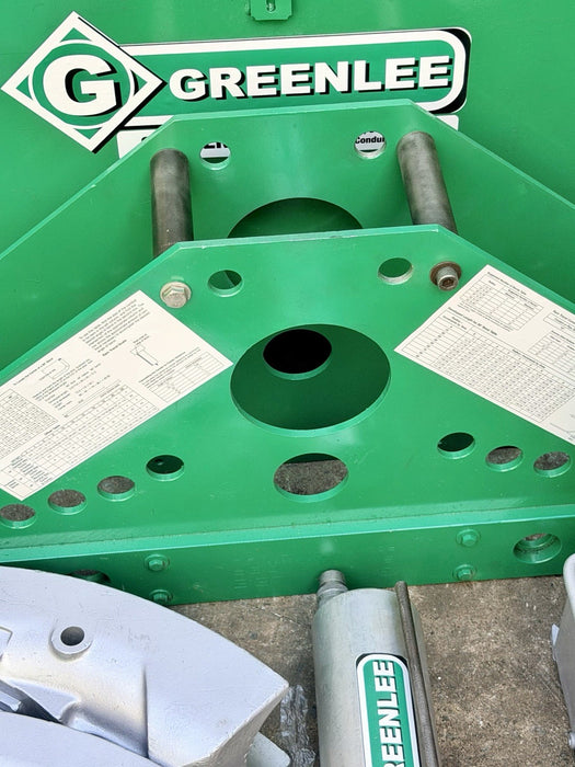 Greenlee 884 Hydraulic Bender 1-1/2 to 4" Rigid Pipe, Hyd. Pump, Warranty!