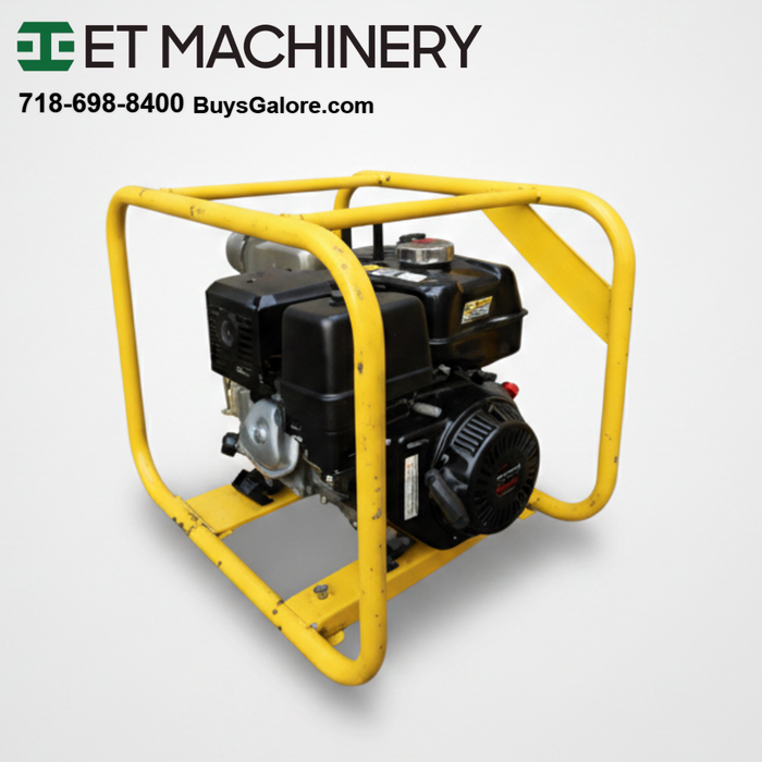 2021 Wacker Neuson PT4A 4" Portable Self-Priming Trash Water Pump Honda