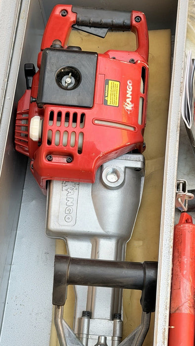 PETROL KANGO 978S DEMOLITION JACK HAMMER BREAKER GAS POWERED + CASE CHISELS MINT
