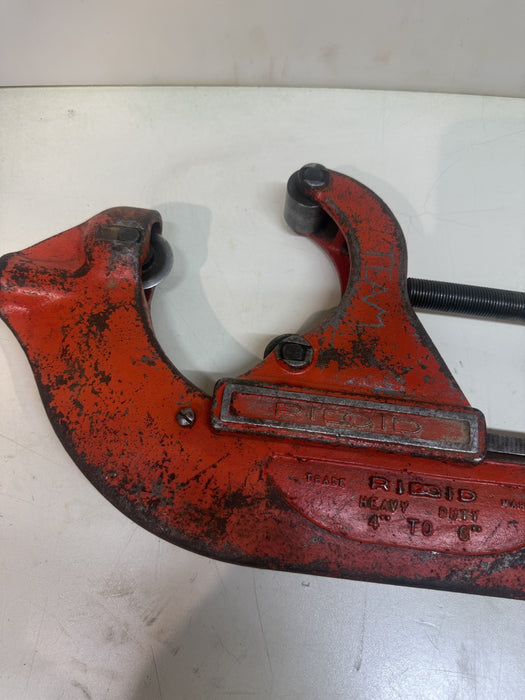 Ridgid HEAVY DUTY  No. 6-S Pipe Cutter  4"-6" Cutting Capacity   6S