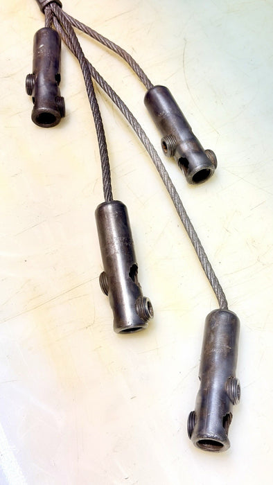 Greenlee 629 624 Four Clamp Cable Pulling Grip With Clevis For Cable Puller BG2