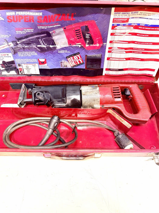 Milwaukee Super Sawzall 6527 Corded Electric Reciprocating Saw w/ Case #2