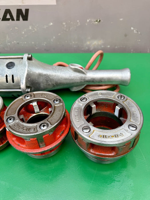 Ridgid 700 Pipe Threader Threading Machine & 12R Die Set 1/2” - 2” Excellent #3