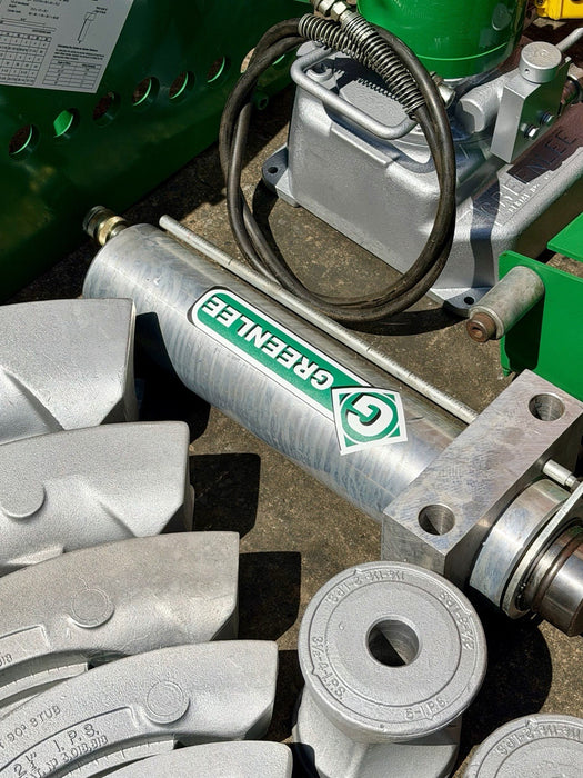 Greenlee 885 Hydraulic Pipe Bender 1-1/4 - 5 Rigid IMC, 960 Pump 1802 Table Mint
