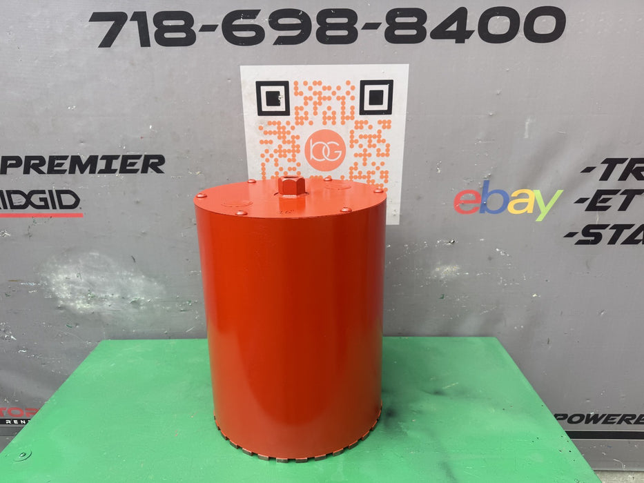Diteq 14"  Wet Diamond Concrete Core Drill Bit   Mint Condition.