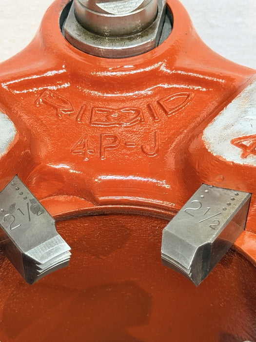 RIDGID 4PJ Jam proof pipe threader die head 2-1/2 to 4" + 2-1/2” Teeth REFURBISH