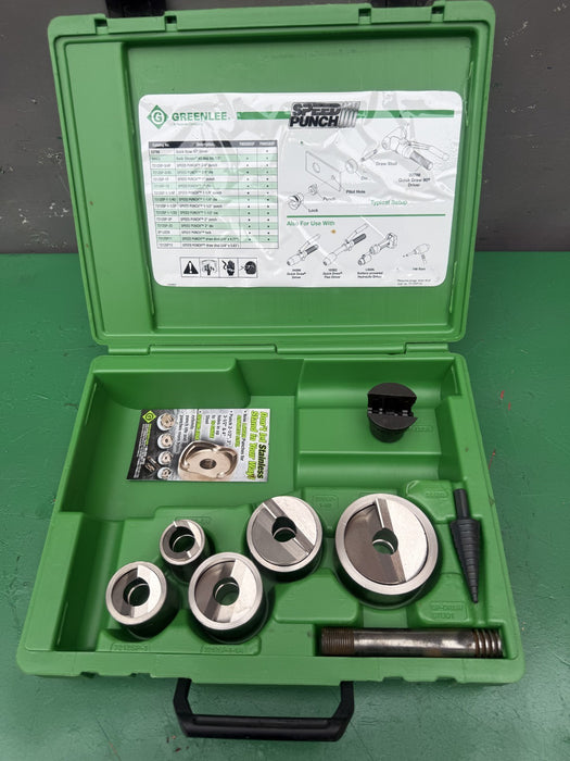 Greenlee 7905SBSP Speed Punch Knockout Kit 3/4 to 2" Brand New  Punches Only #2