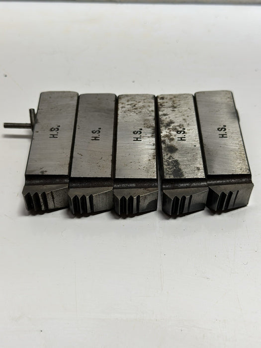 RIDGID 4PJ  2 1/2” NPT Dies Set RH for 4-P and 4PJ Threaders