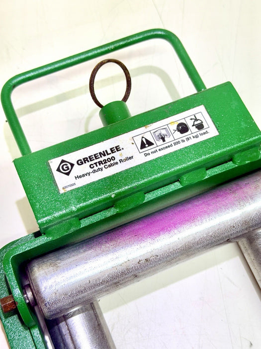 Greenlee CTR200 Roller, Cable-Heavy Duty