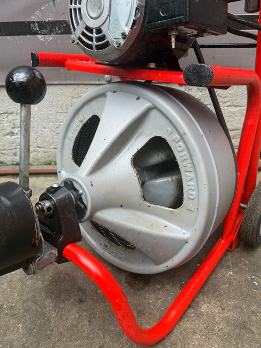 RIDGID K-400 Drain Cleaning Snake Auger Drum Machine 120V 75ft Cable #8