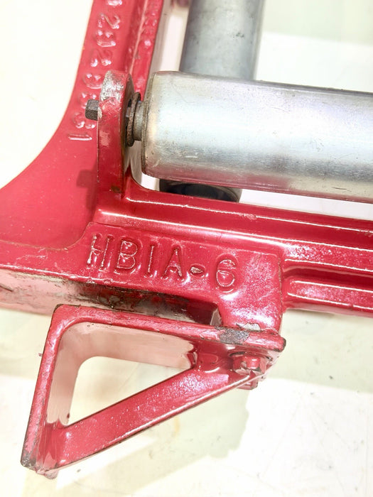 HIS Clamp-on Tray Rollers HB1A-6" His Business mfg. 6” 4 Sided Roller