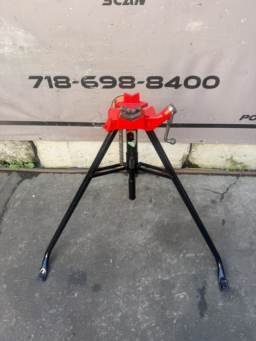 RIDGID 16703 425 PORTABLE TRISTAND CHAIN VISE  1/8”- 2-1/2”PIPE CAPACITY