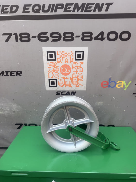Greenlee 18 inch  4000lbs  Sheave Cable Puller  Tugger.  Works Fine. 6/12 #5