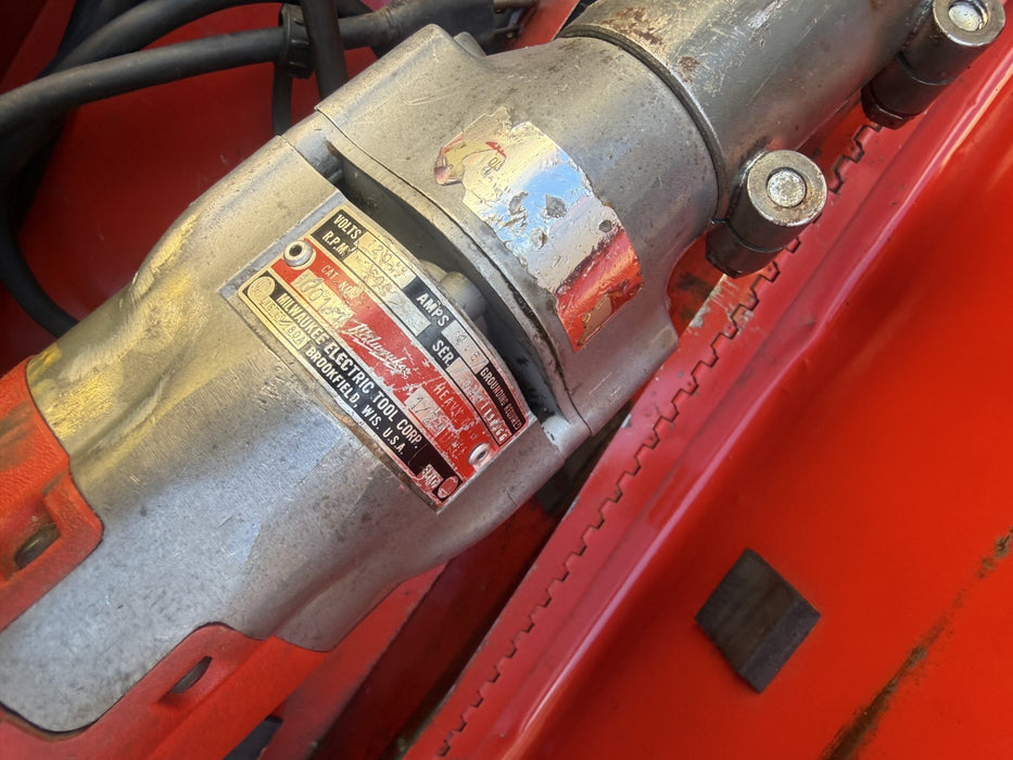 MILWAUKEE 1101 1 & 48-06-2871 HEAVY DUTY 1/2" RIGHT ANGLE 120V CORDED DRILL #2