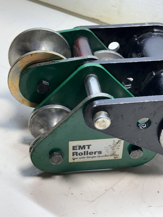 GREENLEE 02552 FORM ROLLER UNIT, 1-1/2 - 2” EMT ROLLER SUPPORT FOR 555CX , 555DX