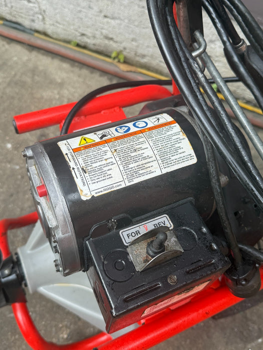 RIDGID K-400 Drain Cleaning Snake Auger 120V Drum Machine 3/8"x75' #7