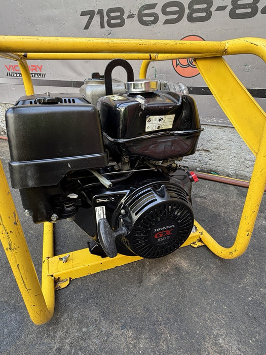 2021 Wacker Neuson PT4A 4" Portable Self-Priming Trash Water Pump Honda