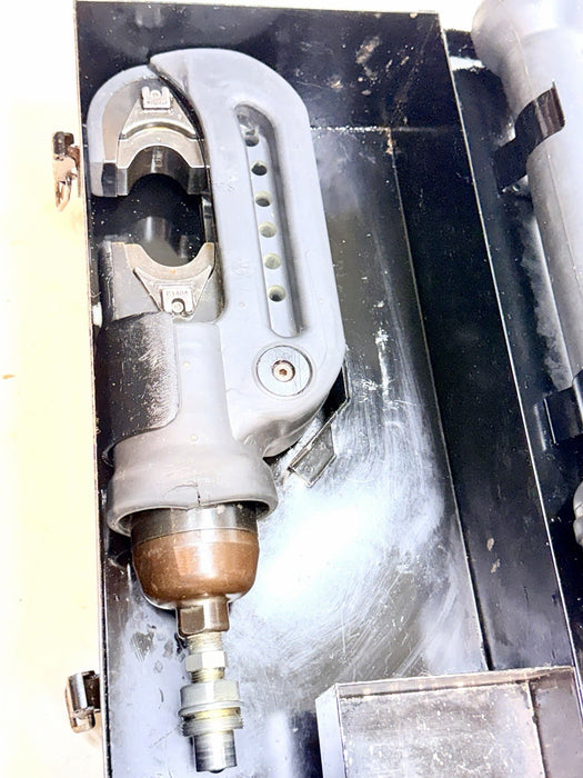 Y46C Burndy Hypress 15-TON Hydraulic Crimper Tool 10k psi + Adapters Tested BG2